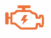 Engine warning light icon representing MOT failures and non-running cars in Leicester